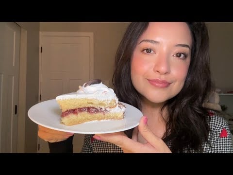 ASMR | Tres Leches cake and coffee 🍰☕️