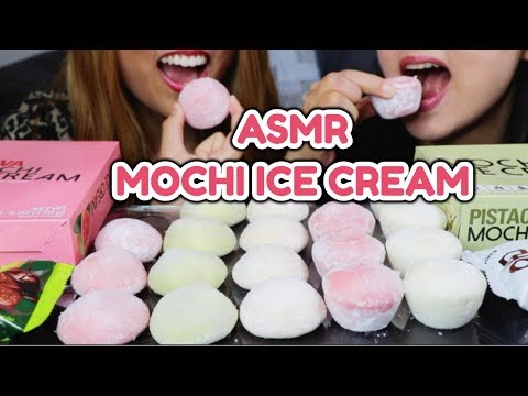 ASMR: MOCHI ICE CREAM (STICKY EATING SOUNDS) MUKBANG