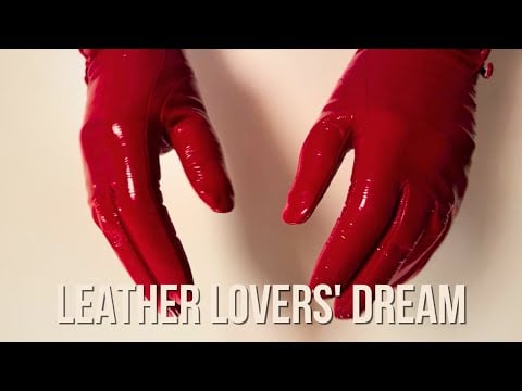 Squeaky Red Leather ASMR | Smooth, Soft & Irresistible Crinkles
