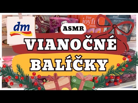 Vianočné balíčky v DM 🎀 |ASMR|