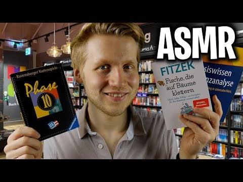 ASMR | Thalia-Mitarbeiter hat coole Spiele & Bücher! (Roleplay)