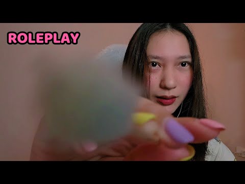 ASMR ROLEPLAY THAI Girlfriend 🖤💘 แฟนสาวเย็นชา แคะหูให้คุณ - RAINIE ASMR