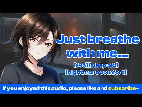 [F4A] Sleepy cuddles and nightmare comfort with your tomboy girlfriend [comfort] [sleep aid] [rain]