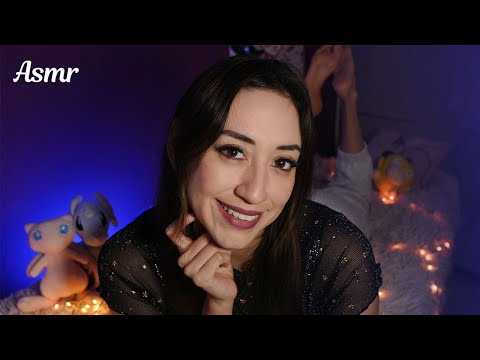 ASMR DESDE MI CAMITA 🤍Sonidos Relajantes para DORMIR