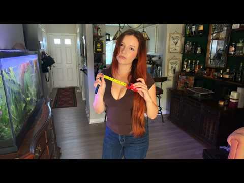 ASMR Inspecting You: Part 2 (heel clicking, measuring, walking around you)