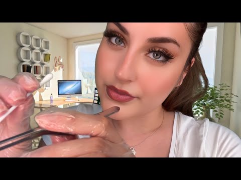 ASMR deutsch AM BESTEN BEWERTETER OHRENARZT👂🏽Ear Exam, Ear Cleaning, Ohrenreinigung, Hearing Test