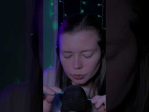 ASMR Aggressive Brushing Sounds on the Bare Mic With Mouth Sounds #asmr #relax #aggressiveasmr