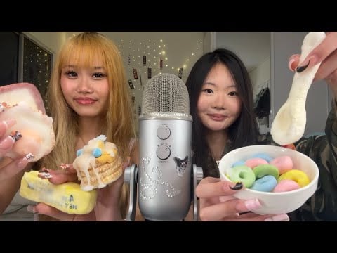 we tried ASMR clay wax cracking but everything is made from scratch…