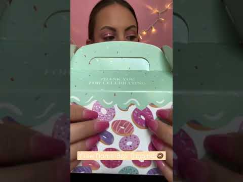 ASMR Cute Donut Box Tapping 🍩