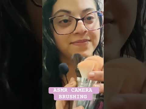 ASMR - Camera brushing  & mouth sounds #asmr #relax #relaxing #asmrsounds #satisfying  #sleep