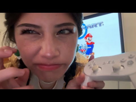 silently raging at online mario kart (asmr)