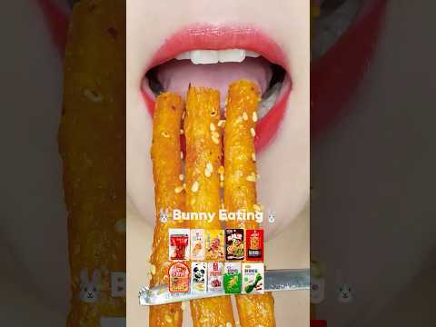 Spicy Chinese food Mukbang 중국간식 이모지 먹방