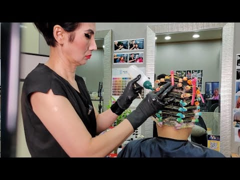 Hair Salon ASMR – Calm, Clean, Focused Hair Work
