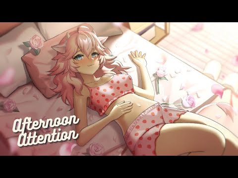 [3DIO ASMR] Afternoon Attention  (Kisses, Breathing, Whispers) (VTuber)