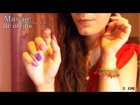 ♡ASMR español♡ MASAJE DE OREJAS Spa Roleplay| Ear massage