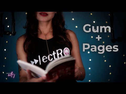 Gum Chewing ASMR | Page Flipping & Page Turning | No Talking