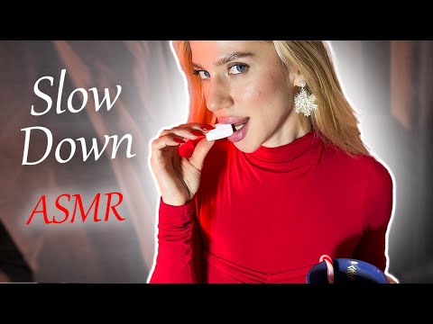 [4K USA ASMR] Hot Chocolate & Marshmallow ☕🍬 Cozy Mouth Sounds & Sweet Christmas Bites