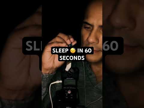 SLEEP 😴 IN 60 SECONDS #asmr %shorts #asmrshorts #asmrsounds #asmrtingles #asmrcommunity