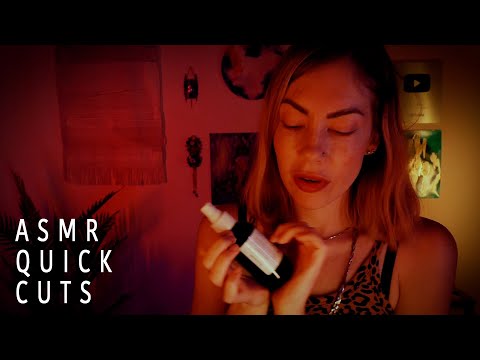 ASMR Quick Cuts | Reiki | Plucking | Spray | Whisper