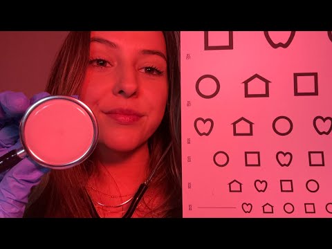 ASMR Mandatory Medical Exam 🩺 (LONG eye exam with lights)