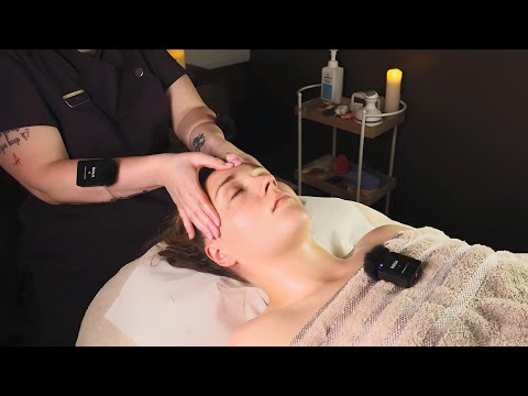 A Relaxing ASMR Face Massage Experience