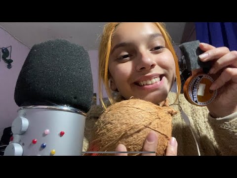 ASMR RECUPERA TUS COSQUILLAS| COCO + ESPONJA + TAPPING| SOFIWI