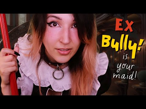 ASMR 🧹 Ex-Bully is Your PERSONAL Maid | Sarcastic, Tsundere, Reluctantly Obedient