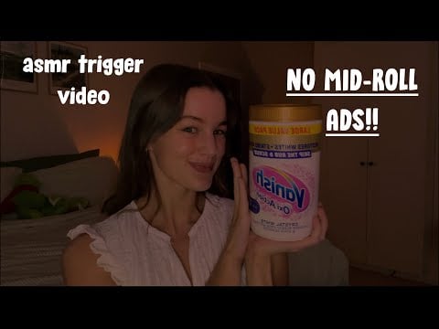 so apparently laundry detergent sounds rlly good (no mid-roll ads asmr)