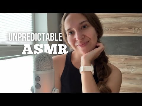 ASMR Without a Plan for Sleep ✨ | Unpredictable ASMR (Mic Scratching & Brushing, Book Triggers)