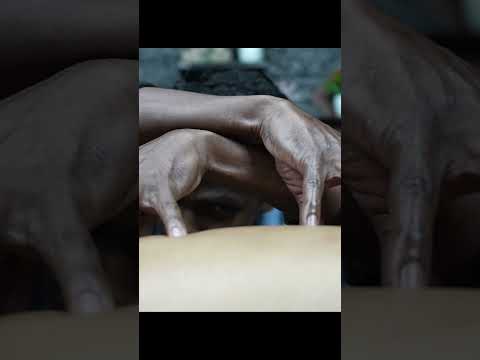 ASMR Body Massage And Foot Massage #shorts