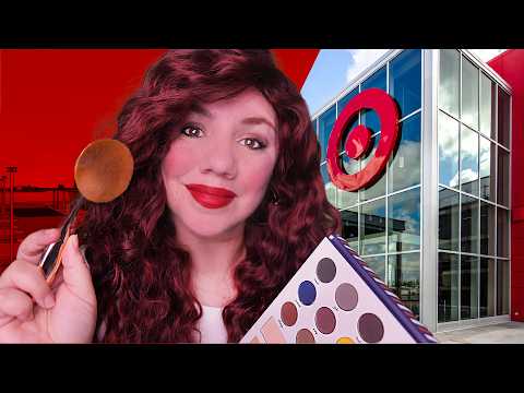 ASMR Target BEAUTY Consultant DOES your MAKEUP Roleplay