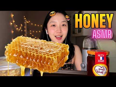 5 jenis madu makanan #asmr #suara mengunyah melegakan #tidur #madu #masakan lezat yang menyembuhkan