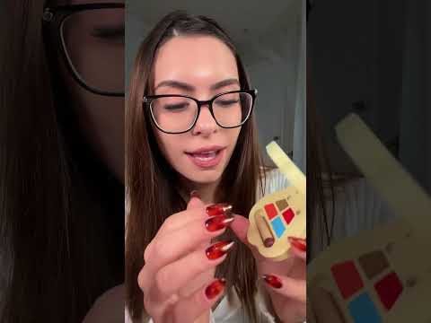 Wooden Makeup ASMR 😴 #shorts #asmrforsleep
