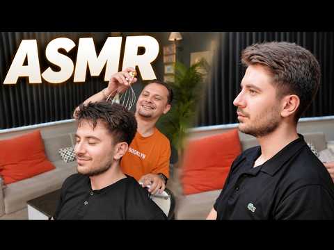 MIRACLA HEAD MASSAGE THAT FEELS GOOD | ASMR BARBER HEAD MASSAGE, FACE MASSAGE, HAIR PLAY