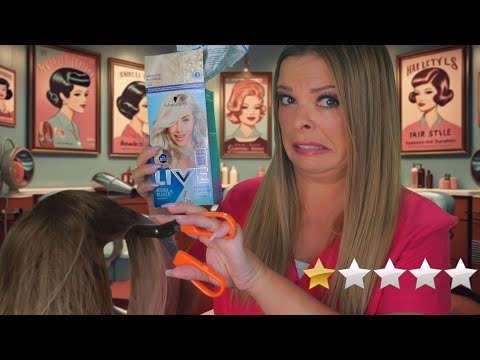 A Legrosszabbra Értékelt Flegma Fodrász Befesti A Hajad ★☆☆☆☆ ✂️ 💇‍♀ (Magyar ASMR)