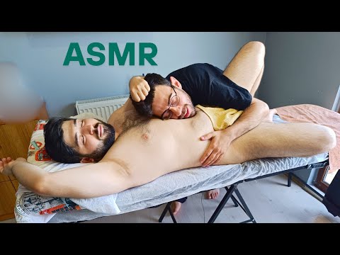 ASMR FULL BODY AMAZING THERAPY MASSAGE- CHEST,LEG,FOOT,ARM,BACK,BELLY MASSAGE