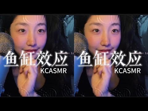 ASMR sleep video oral sounds fish tank effect close-up experience immune sensitivity
