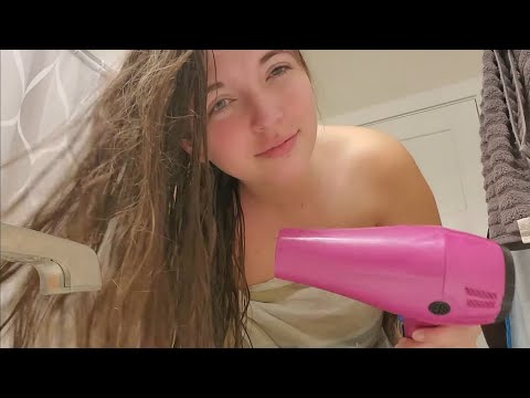 Giantess Dries Her & Her Tiny's Hair ASMR