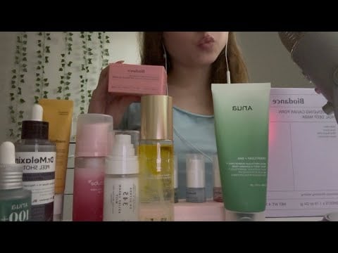 ASMR | skincare haul