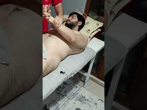VERY RELAXING CHEST,ARM,SHOULDER MASSAGE THERAPY #satisfying #relaxing #asmr #shorts #massage