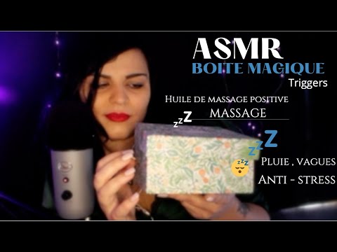 ASMR FR - BOX MAGIQUE  DÉCLENCHEURS -ANTI - STRESS - MASSAGE CRÂNIEN - TOMBE DANS UN SOMMEIL PROFOND