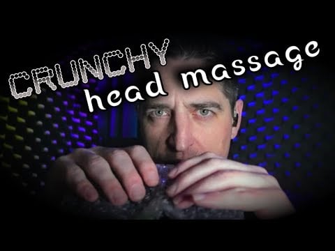 Crispy Crinkle ✨ Soft Beanie 🥴 Head Massage & Face Brushing  #ASMR #SleepAid #Hesitation