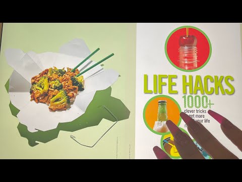 Life hacks magazine flip through