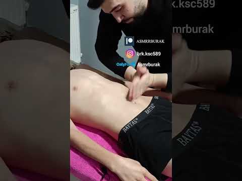 TURKISH MASSAGE THAT PROVIDES RELAXATION IN CHEST, ABDOMEN AND ARMS #satisfying #relaxing #asmr
