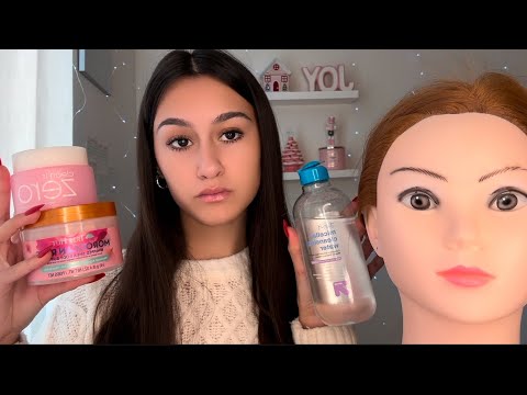 ASMR| Your TOXIC bestie does your SKINCARE?! 😟