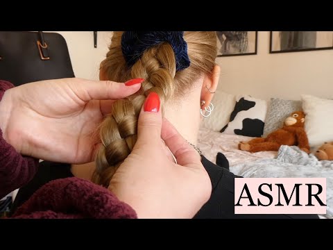 ASMR | Braid Scratching Compilation (no talking)