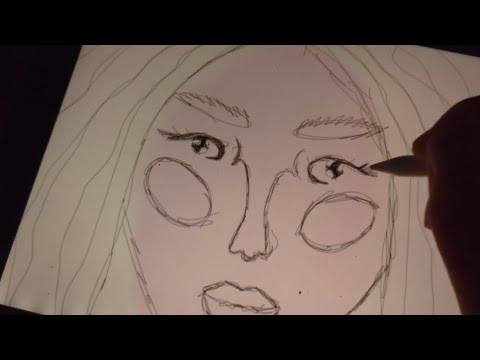 ASMR drawing on my iPad outside ✨(super chaotic and lofi)