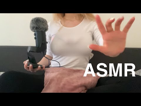 ASMR body triggers 🤤 fabric scratching & collarbone tapping