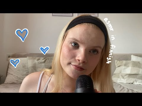 ASMR trigger words in FINNISH 🇫🇮 + hand movements | asmr suomi