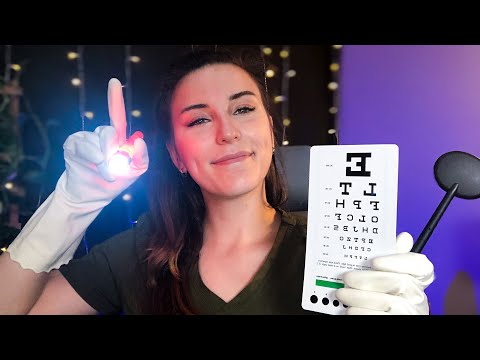 ASMR Eye Exam Light Triggers